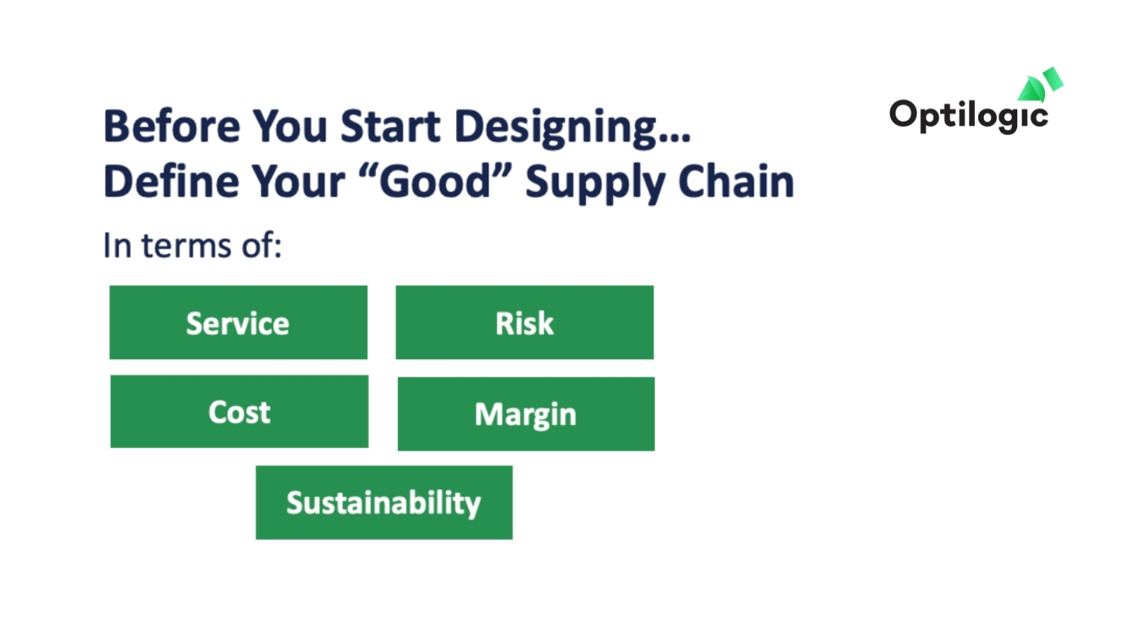 Optilogic  What Is Supply Chain Network Design?