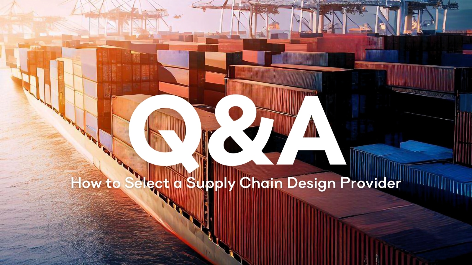 QA-Navigating Supply Chain Design