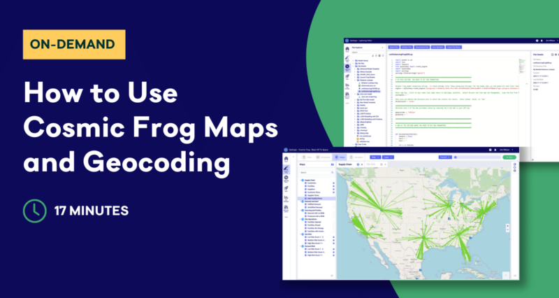 Thumbnail-How to Use Cosmic Frog Maps and Geocoding
